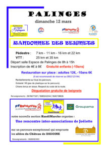 Randonnée des beignets des Cyclos Palingeois (Sortir)