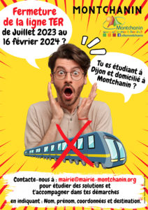 Montchanin : Fermeture de la ligne TER de juillet 2023 à février 2024