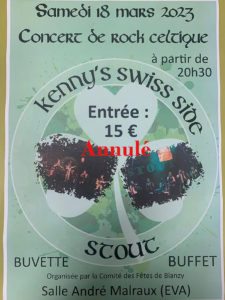 Blanzy : Concert de rock celtique