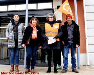 Montceau-les-Mines : Une délégation CFDT en mairie