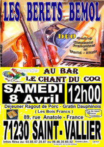 Bar “Le Chant du Coq” à Saint-Vallier