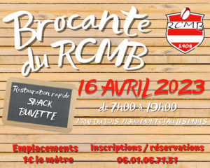 Montceau : Brocante du RCMB