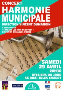 Montceau : Concert de l&rsquo;harmonie municipale 