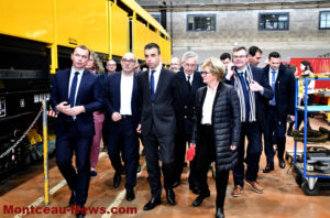 Saint-Vallier : Le ministre Olivier Dussopt chez Novium