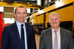Montceau-les-Mines : visite du ministre du travail Olivier Dussopt