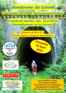 La randonnée du tunnel de Saint Laurent d’Andenay