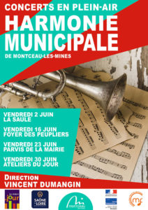 Montceau : Concert de l’harmonie municipale