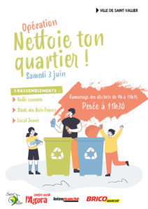Saint-Vallier : Opération » Nettoie ton quartier »