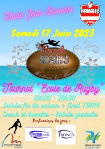 Montceau-les-Mines : Beach Rugby du RCMB