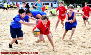 Montceau-les-Mines : Beach Rugby