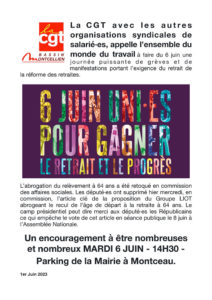 Montceau : Union locale CGT