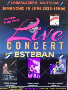 Montceau : Concert pour Esteban à l’Embarcadère