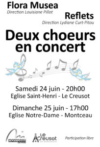 Concert de l’ensemble Choral Flora Muséa (Montceau)