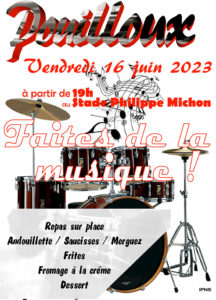 Fête de la musique 2023 à Pouilloux