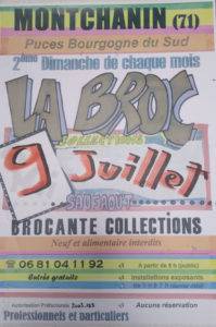 Brocante – Puces de Bourgogne du sud à Montchanin (Sortir)