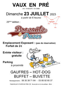 Comité des fêtes de Vaux-en-Prés (Sortir)