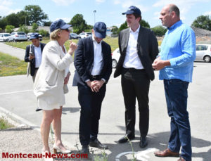 Montceau-les-Mines : visite du député Charles Rodwell, missionné par Elisabeth Borne