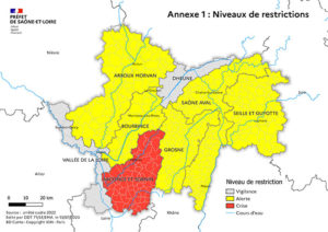 Sécheresse en Saône-et-Loire