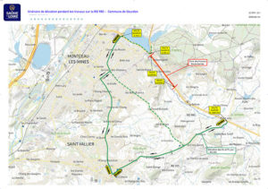 Travaux sur la RD 980 – Agglomérations de Gourdon et Blanzy