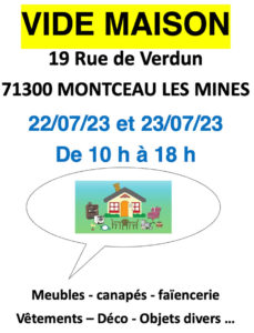 Vide maison à Montceau