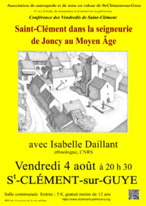 Association de sauvegarde et de mise en valeur de Saint-Clément-sur-Guye