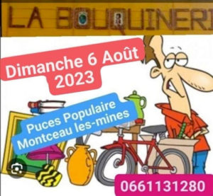Montceau-les-Mines : le marché aux puces populaire