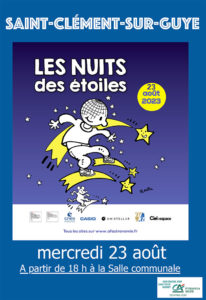 Saint Clément sur Guye : «Les Nuits des Etoiles »
