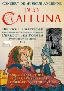 Concert de musique médiévale à l’église de Perrecy