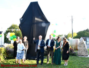 Saint-Vallier : Inauguration du totem des jumelages