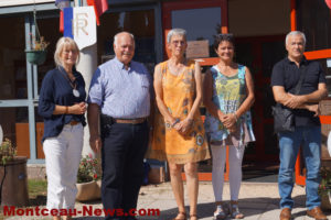 Les Bizots : la sénatrice Marie Mercier en visite dans la commune