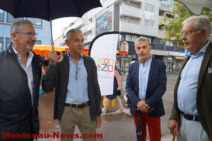 Semaine européenne de la mobilité : un stand au marché de Montceau-les-Mines