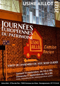 Montceau-les-Mines : Journées du patrimoine à l’Usine Aillot