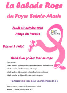 Montceau : La balade rose du foyer Sainte-Marie