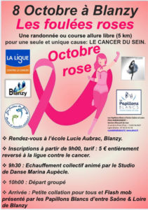 Les foulées roses à Blanzy