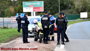 Blanzy : contrôle routier au rond-point « Atlas »