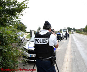 Blanzy : Contrôle routier rue du Bois Clair