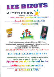 Les Bizots : Téléthon 2023