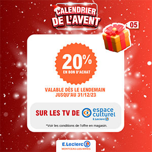 Calendrier de L’avent de votre Centre Leclerc Montceau