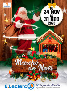 Montceau : Marché de Noël dans votre centre Leclerc
