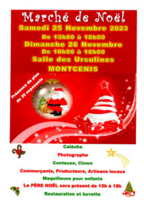 Marché de Noël à Montcenis