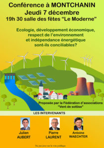 Conférence à Montchanin : « Pour une approche globale de la transition énergétique »