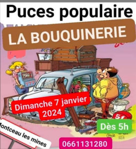 Montceau-les-Mines : Marché aux puces populaire