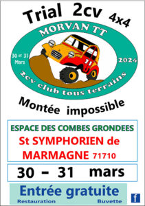 2CV Club tous terrains de Blanzy : les 30 & 31 mars 2024 (Sortir)