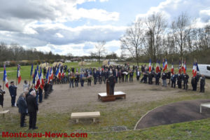 19 mars 1962, cérémonie au Mémorial de Blanzy
