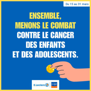 Montceau : E.Leclerc et La Ligue contre le cancer