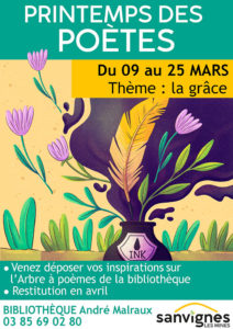 Sanvignes : Le Printemps des poètes à la bibliothèque