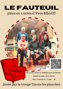 La troupe « Cirons les Planches »