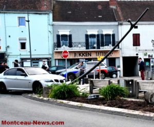 Blanzy : accident au centre ville