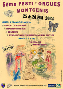 6ème Festi’Orgues à Montcenis