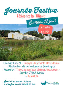 Saint-Vallier : à la résidence les Tilleuls
